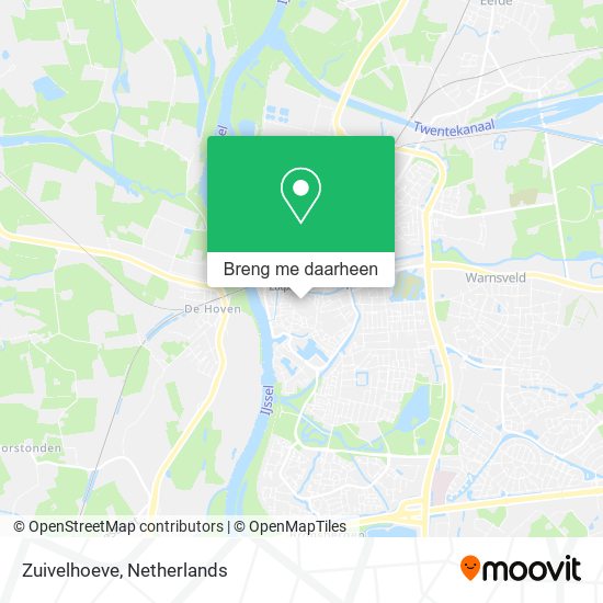 Zuivelhoeve kaart