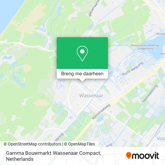 Gamma Bouwmarkt Wassenaar Compact kaart