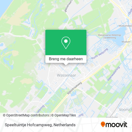 Speeltuintje Hofcampweg kaart