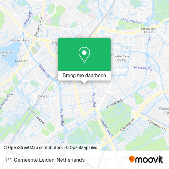 P1 Gemeente Leiden kaart