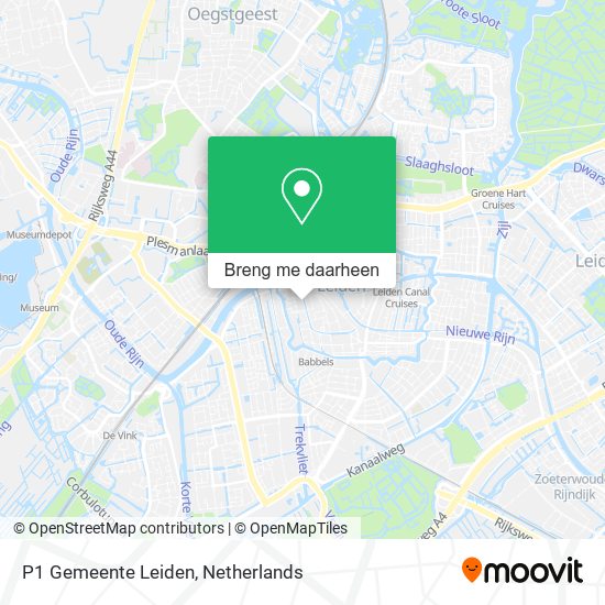 P1 Gemeente Leiden kaart