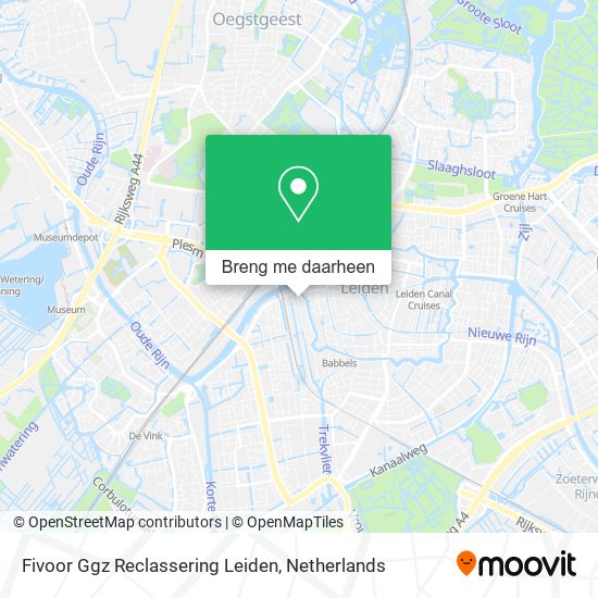 Fivoor Ggz Reclassering Leiden kaart