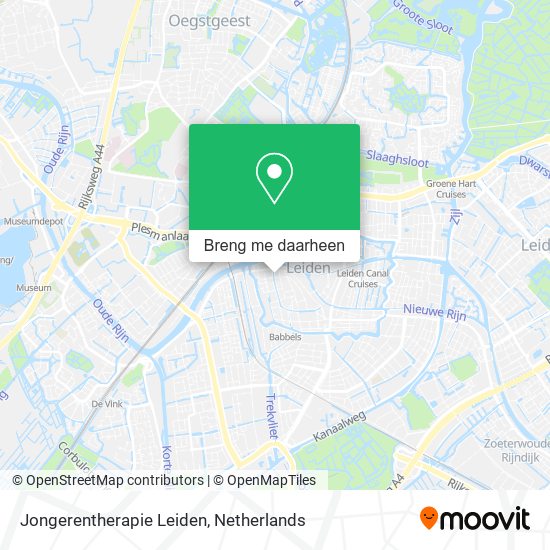 Jongerentherapie Leiden kaart