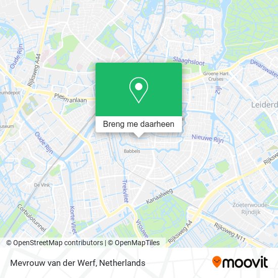 Mevrouw van der Werf kaart