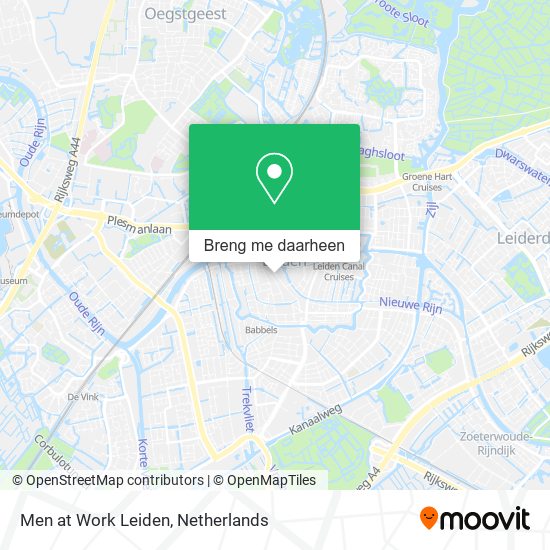 Men at Work Leiden kaart