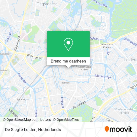 De Slegte Leiden kaart
