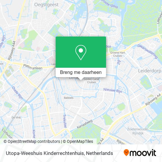Utopa-Weeshuis Kinderrechtenhuis kaart