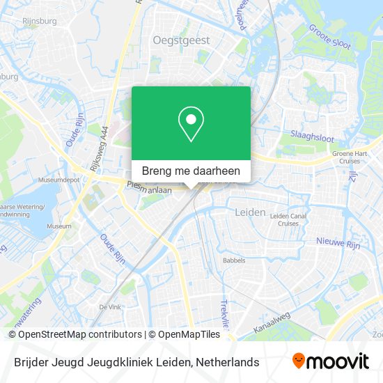 Brijder Jeugd Jeugdkliniek Leiden kaart