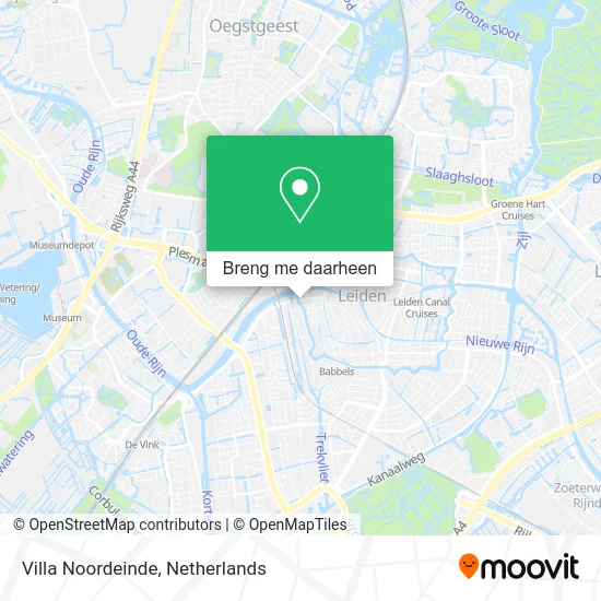 Villa Noordeinde kaart