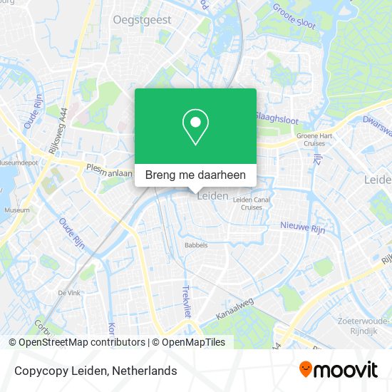 Copycopy Leiden kaart