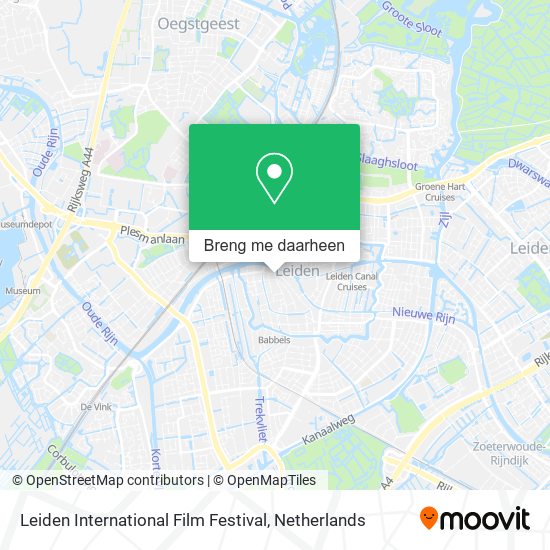 Leiden International Film Festival kaart