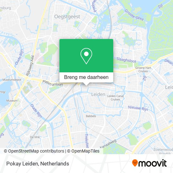 Pokay Leiden kaart