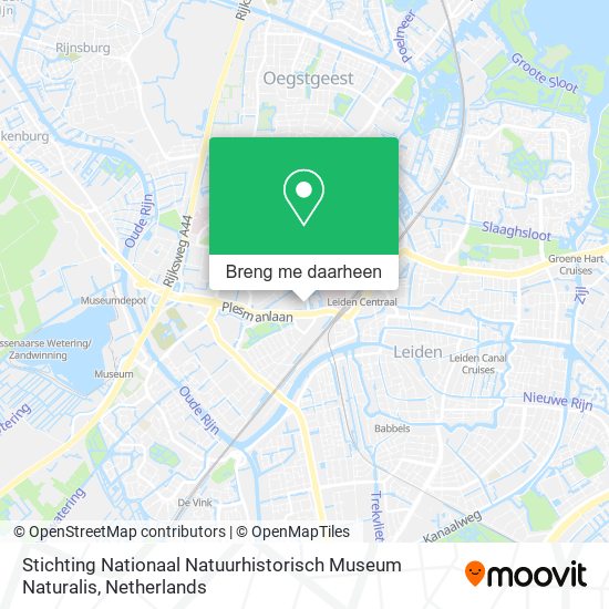 Stichting Nationaal Natuurhistorisch Museum Naturalis kaart