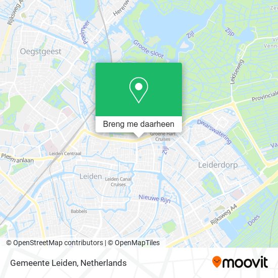 Gemeente Leiden kaart