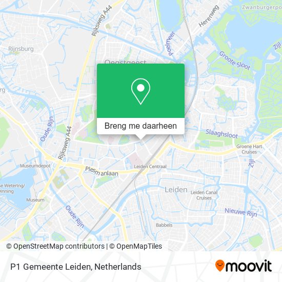 P1 Gemeente Leiden kaart