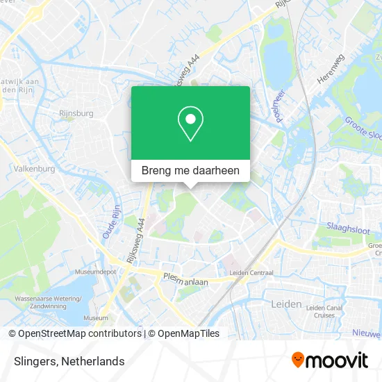 Slingers kaart
