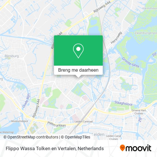 Flippo Wassa Tolken en Vertalen kaart
