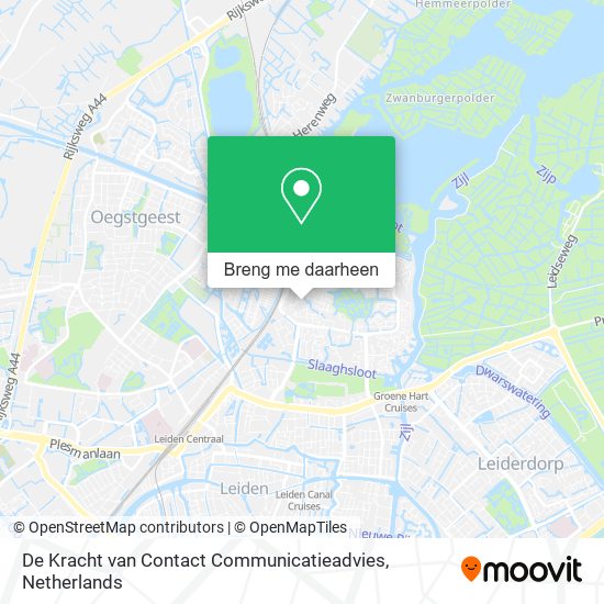 De Kracht van Contact Communicatieadvies kaart