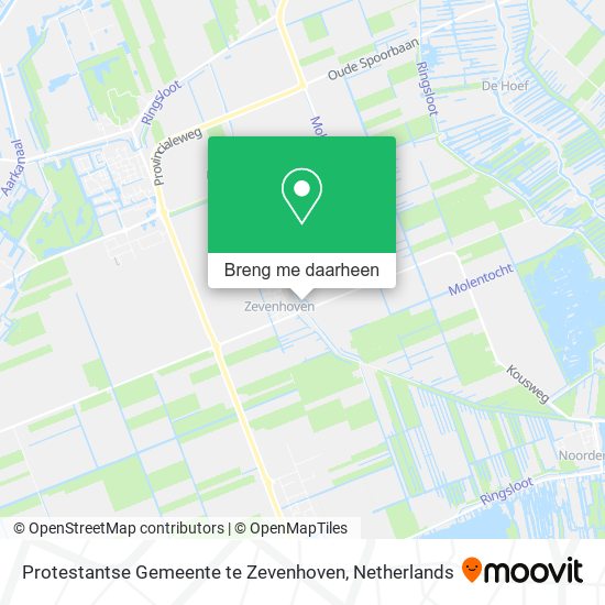 Protestantse Gemeente te Zevenhoven kaart