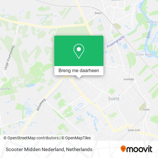 Scooter Midden Nederland kaart