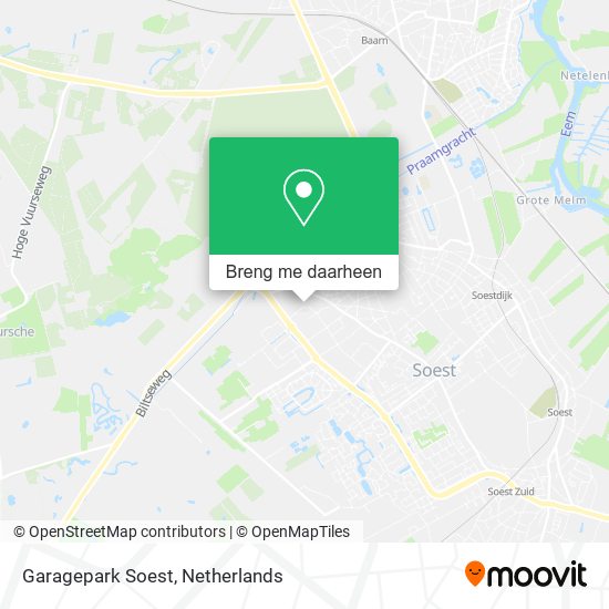 Garagepark Soest kaart