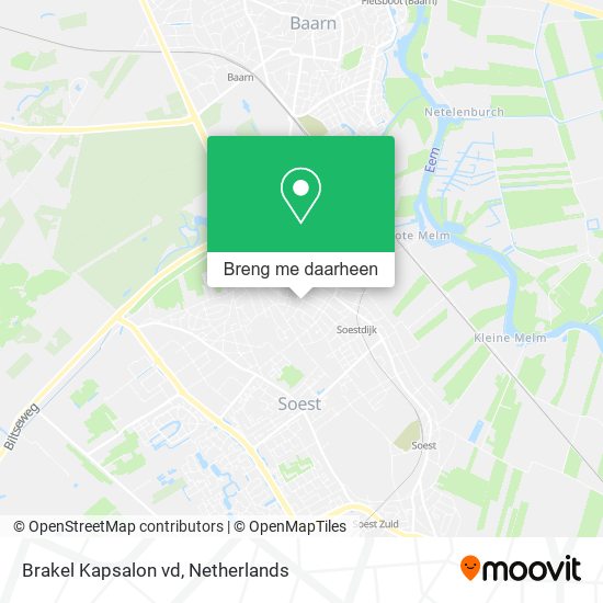 Brakel Kapsalon vd kaart