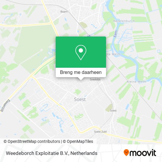 Weedeborch Exploitatie B.V. kaart