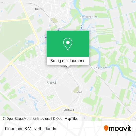Floodland B.V. kaart