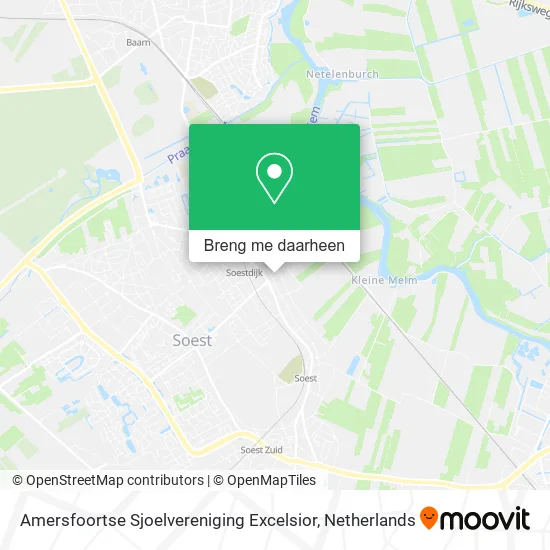 Amersfoortse Sjoelvereniging Excelsior kaart