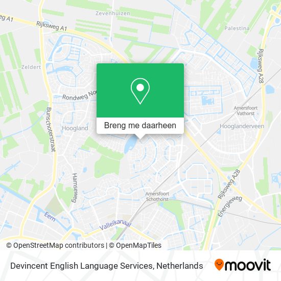 Devincent English Language Services kaart