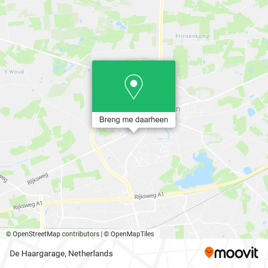 De Haargarage kaart