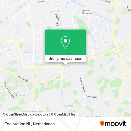 Toolstation NL kaart