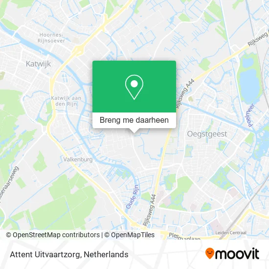 Attent Uitvaartzorg kaart