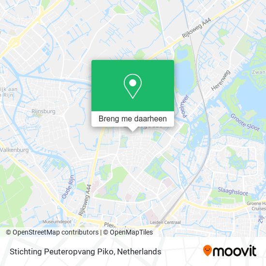 Stichting Peuteropvang Piko kaart