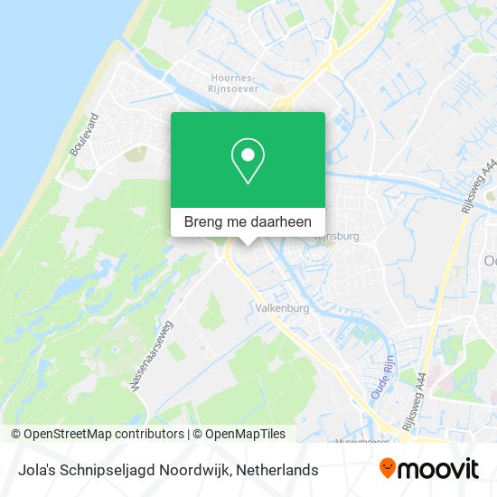Jola's Schnipseljagd Noordwijk kaart