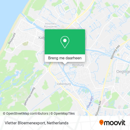 Vletter Bloemenexport kaart