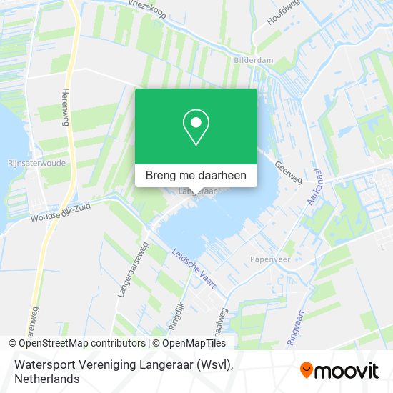 Watersport Vereniging Langeraar (Wsvl) kaart