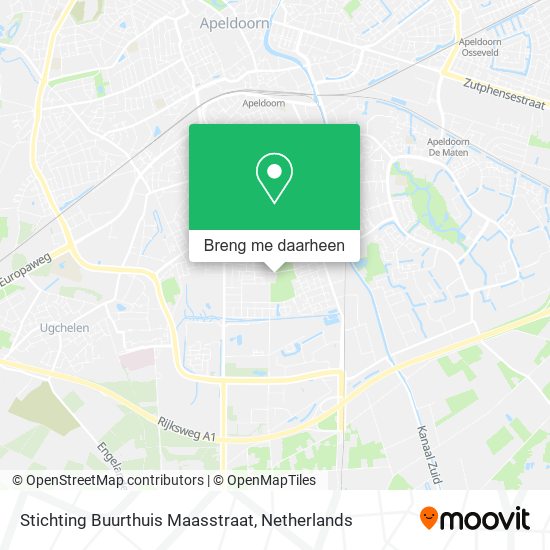 Stichting Buurthuis Maasstraat kaart
