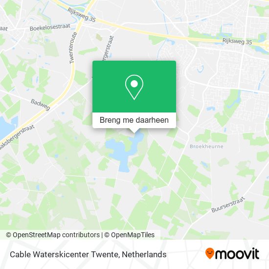 Cable Waterskicenter Twente kaart