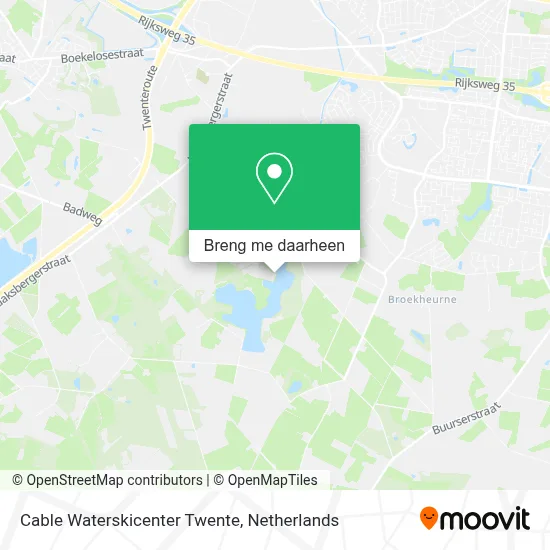 Cable Waterskicenter Twente kaart