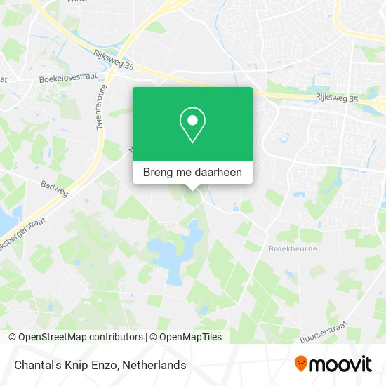 Chantal's Knip Enzo kaart