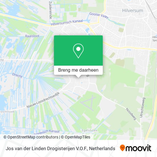 Jos van der Linden Drogisterijen V.O.F. kaart