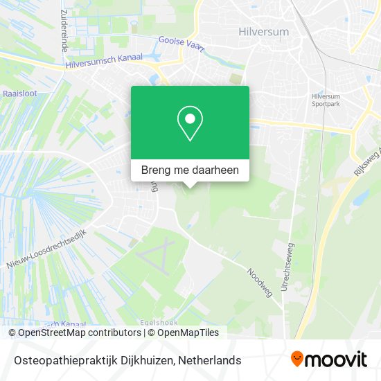 Osteopathiepraktijk Dijkhuizen kaart