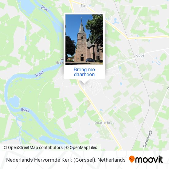 Nederlands Hervormde Kerk (Gorssel) kaart