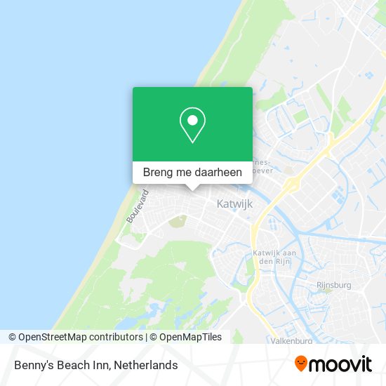 Benny's Beach Inn kaart