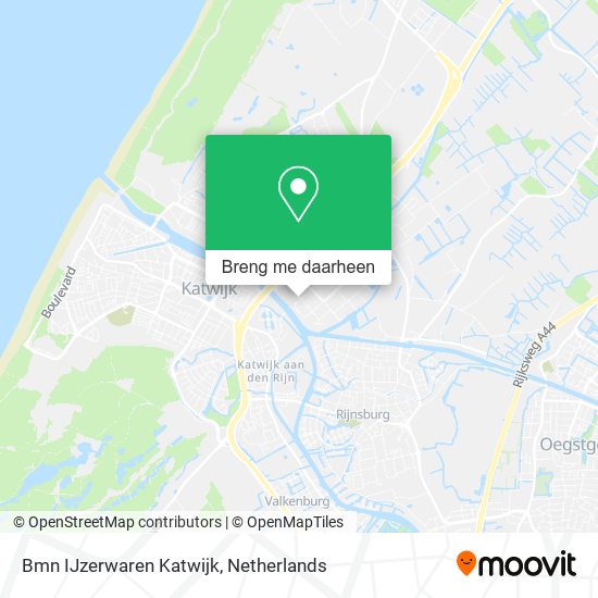 Bmn IJzerwaren Katwijk kaart