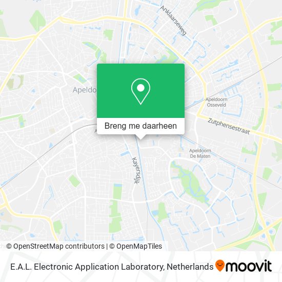 E.A.L. Electronic Application Laboratory kaart