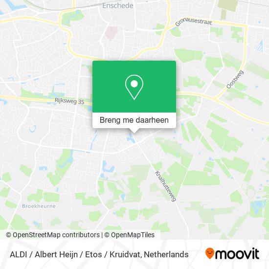 ALDI / Albert Heijn / Etos / Kruidvat kaart