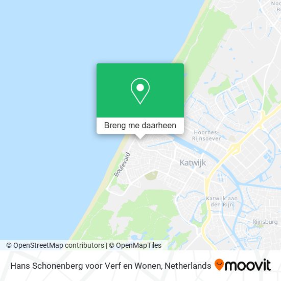 Hans Schonenberg voor Verf en Wonen kaart