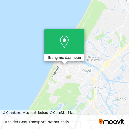 Van der Bent Transport kaart